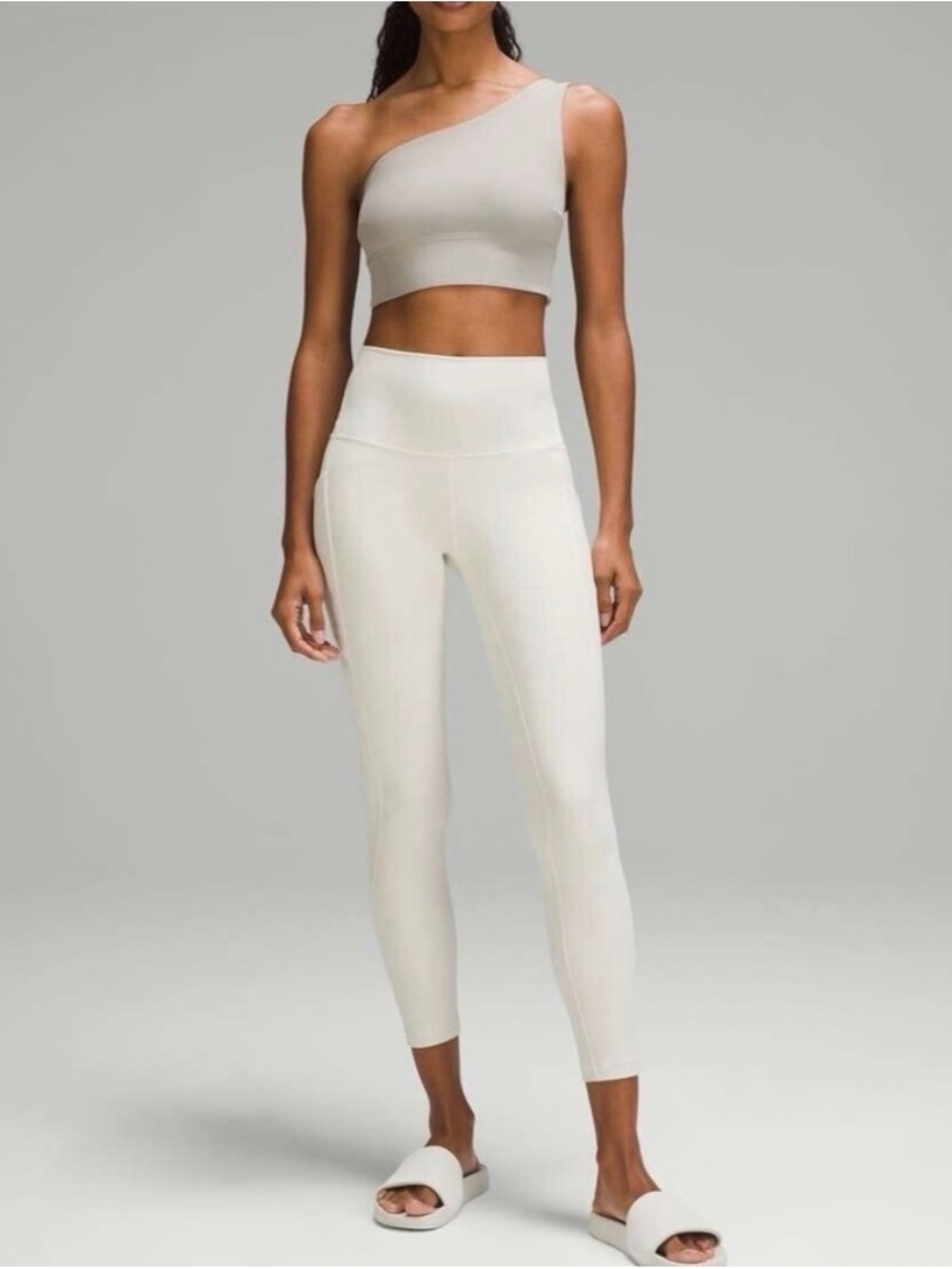 lululemon athletica High-Rise Cropped Leggings in Ivory